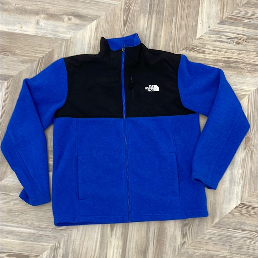 The North Face Blue and Black Jacket